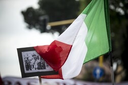 Cerimônia pelo Dia da Libertação em Roma, em foto de arquivo